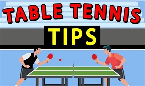 Table Tennis Tips for Beginners | Best Tips That Pro Players Follow to ...