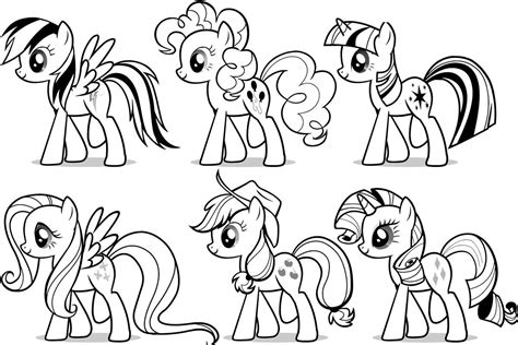 Free Printable My Little Pony Coloring Pages For Kids