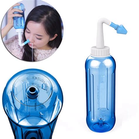 2017 New 500ML Adults Nose Wash System Clean Children Sinus Nasal Pressure Neti Pot-in Nasal ...