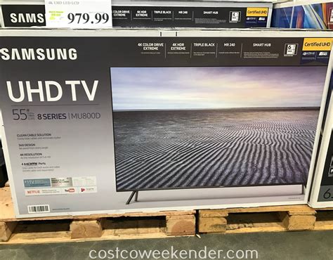 Samsung UN55MU800D 55" 4K UHD LED LCD TV | Costco Weekender