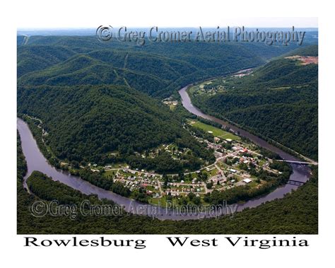 Aerial Photo of Rowlesburg, West Virginia – America from the Sky