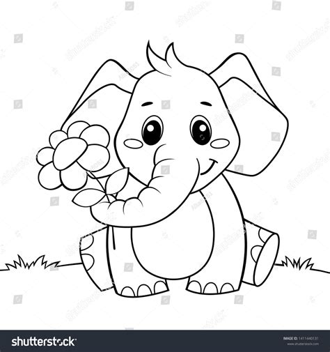 Kids Coloring Pages Elephants Photos, Images and Pictures