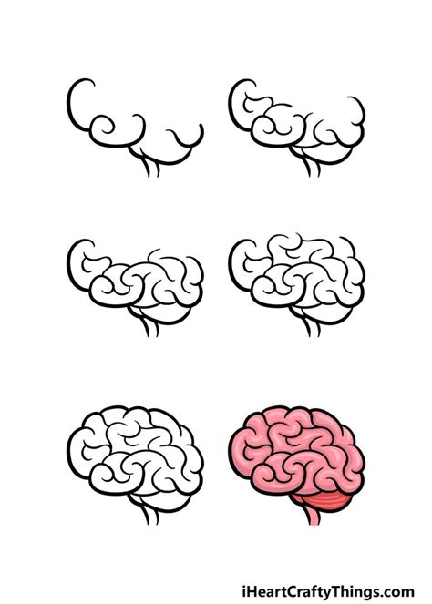 How To Draw A Cartoon Brain – A Step by Step Guide | Cartoon brain, Brain drawing, Brain ...