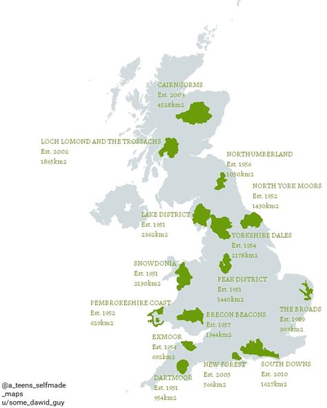 The UK National Parks Map, Guide And Visiting Tips, 43% OFF