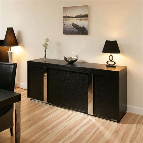 Large Modern Oak Sideboard / Cabinet / Buffet in Black Oak 2.0mtr 912M | Modern oak sideboard ...