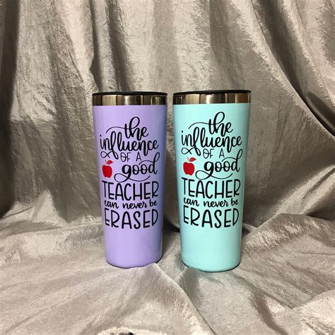 Teacher Gift With Name Teacher Appreciation Day Gift | Etsy | Teacher gifts, Personalized cups ...