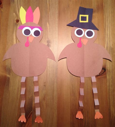 Pilgrim and Indian Turkey Craft - Thanksgiving Craft - Preschool Craft | Thanksgiving for Kids ...