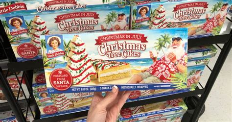 Little Debbie Christmas Tree Cakes Available at Walmart NOW | Celebrate Christmas in July