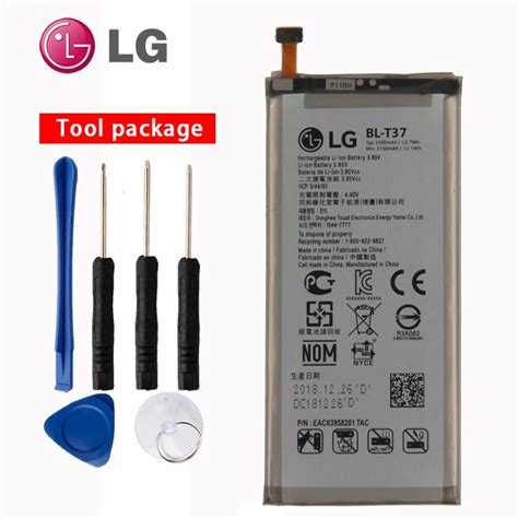 Original LG Q Stylo 4 Phone Battery FOR LG Q Stylo 4 Q710 Q710MS Q710CS LM Q710MS BL T37-in ...