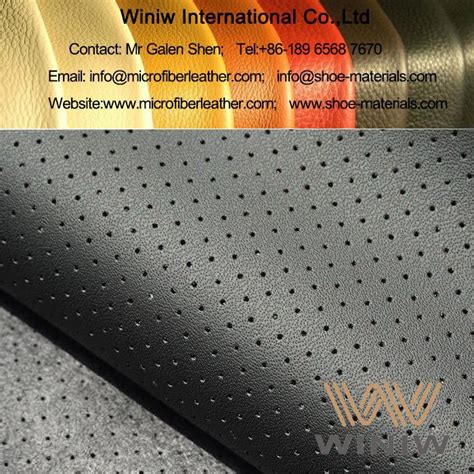 Perforated Leather Fabric For Car Seat Manufacturers and Suppliers ...