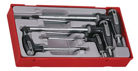 Teng Tools TTTX7 7 Piece T Handle TX/TPX Hex Key Set