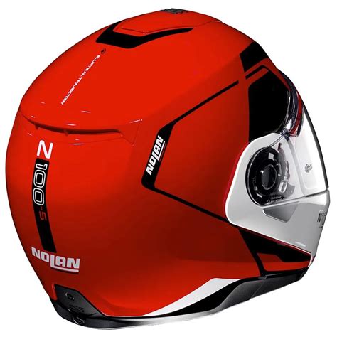 Nolan N100-5 Consistency N-Com Modular Helmet Red, Motardinn