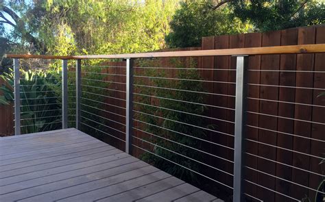 Stainless Steel Deck Railing Posts - San Diego Cable Railings