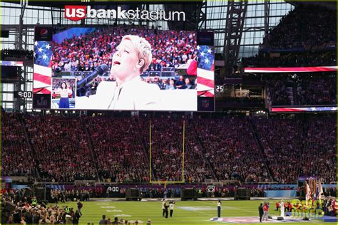 Pink Sings National Anthem at Super Bowl 2018 (Video): Photo 4027462 ...