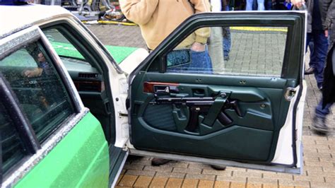 Classic German Police Car from the seventies, with a MP5 : r/interestingasfuck