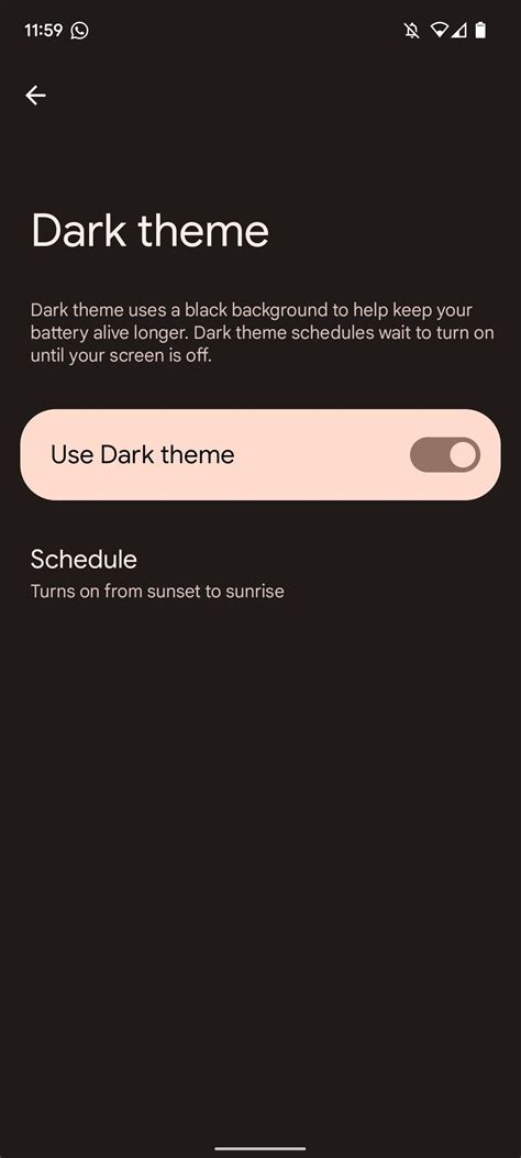 How to enable and schedule dark mode on your Android phone