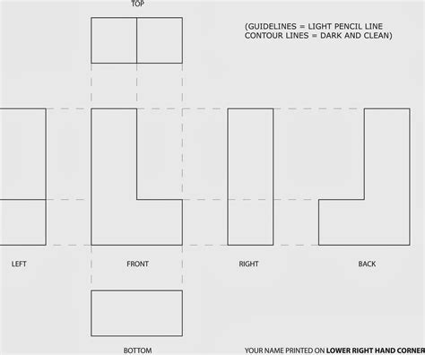 Space and Materiality Spring 2014: Orthographic Drawing