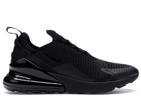 Nike Air Max 270 Black Mens Low Top Shoes Running All Sizes 7-14 - Athletic