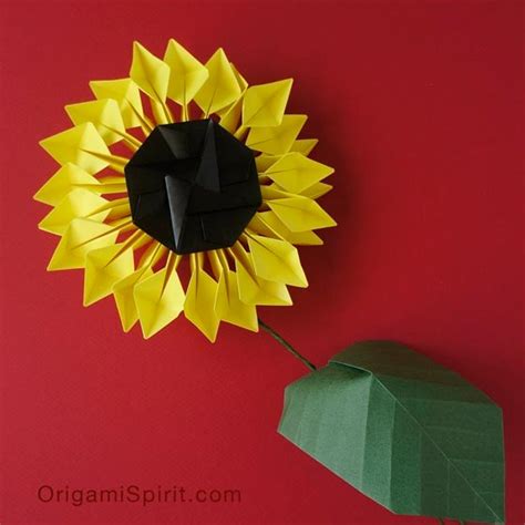 Origami Sunflower 2 -Bring Joy and Happiness to Your Life!