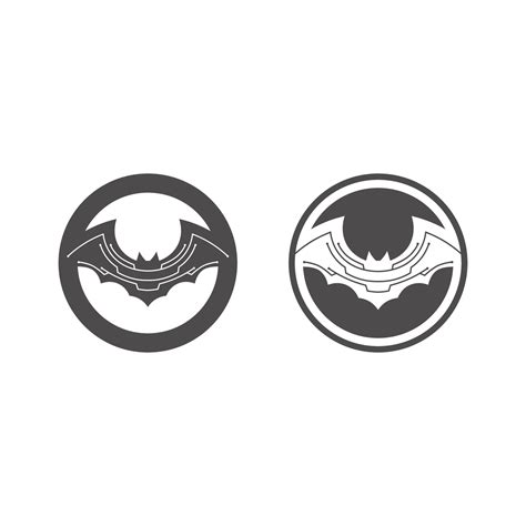 bat vector icon logo template 12319640 Vector Art at Vecteezy