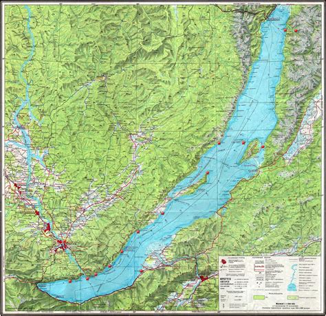 Baikal Mountains Map