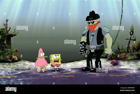 PATRICK, SPONGEBOB, DENNIS, THE SPONGEBOB SQUAREPANTS MOVIE, 2004 Stock Photo - Alamy