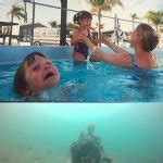 Mother Ignoring Kid Drowning In A Pool - Imgflip