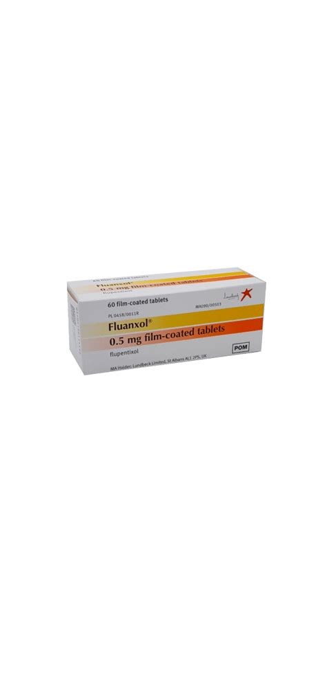 Fluanxol Tablets 0.5mg 60s - McDowell Pharmaceuticals