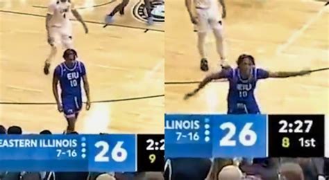 Eastern Illinois B-Ball Player Tries To Slap Fan