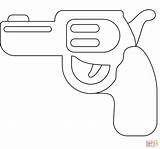 Pistol Emoji coloring Page  Free Printable Coloring Pages sketch template