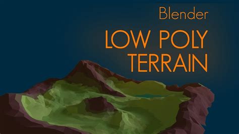 Make Low Poly Terrain: Blender Beginner Tutorial - YouTube