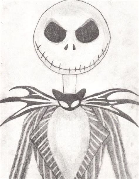 a drawing of jack skellingy from the nightmare