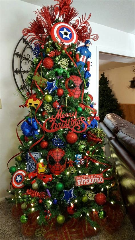 superhero xmas tree - Google Search | Decoracion de arboles, Árboles de ...