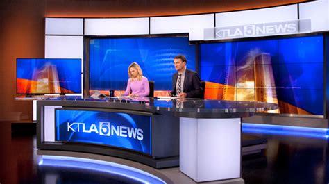 KTLA 5 Set Design - News Sets - Broadcast Design International, Inc.