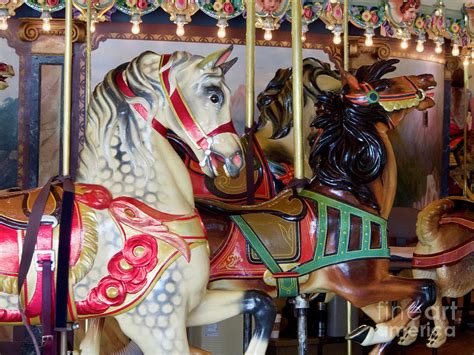 The Historic Dentzel Carousel at Glen Echo Park Photograph by L Bosco - Pixels