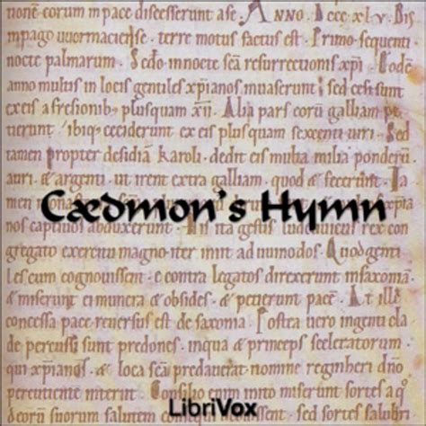 Caedmon's Hymn - A Beautiful Anglo-Saxon Poem