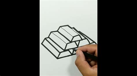 DRAWING GOLD PILE - YouTube