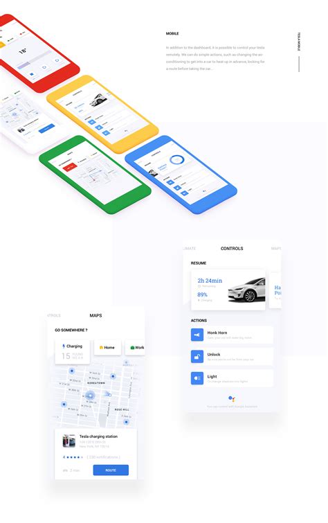 Tesla Model X & Google Dashboard Concept :: Behance