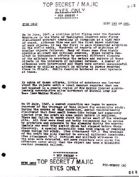 Majestic 12 Documents Fact or Fake? - Southern Ohio Paranormal ...