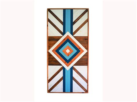 Geometric Wood Wall Art Extra Large Wall Art Apartment - Etsy