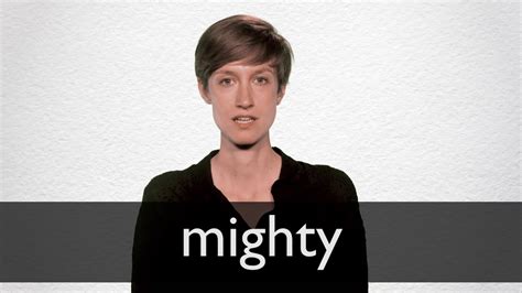 How to pronounce MIGHTY in British English - YouTube