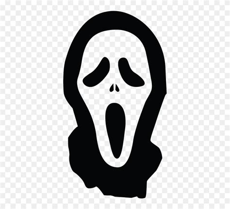 Ghostface Decal Sticker Jason Voorhees Freddy Krueger - Scream Face Clipart (#5766783) - PinClipart