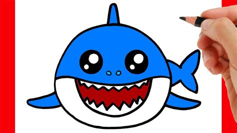 Happy Shark Drawing For Kids - bmp-cheerio