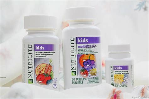 Nutrilite Chewable concentrated fruit and vegetable supplements for ...