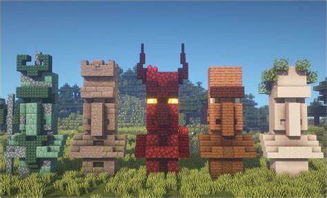 Top 5 statue build ideas in Minecraft