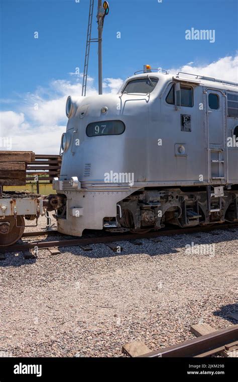 Arizona Railway Museum - Diesel Locomotive Stock Photo - Alamy