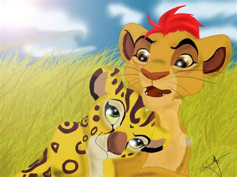 Kion and fuli by LinedSangha on DeviantArt