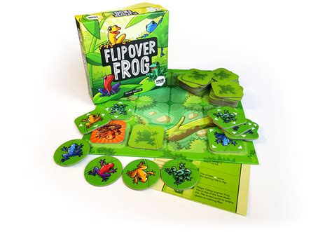 Board Game: Flipover Frog on Behance