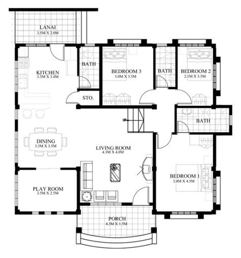 Small House Design: SHD-2014007 | Pinoy ePlans | One storey house ...