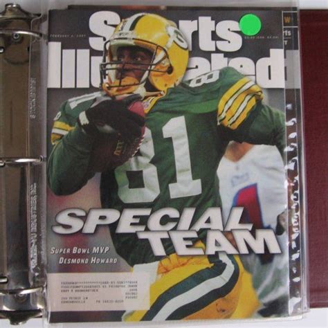 Sports Illustrated - DESMOND HOWARD Super Bowl MVP - Green Bay Packers | Green bay, Green bay ...